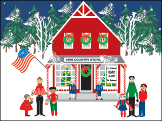 Centerville Country Store Holiday Card.