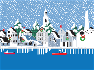 Holiday Time in Provincetown.