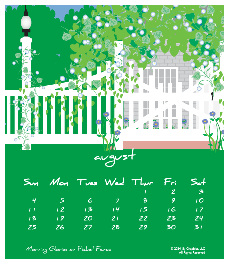 Newburyport Jewel Case Calendar: October.