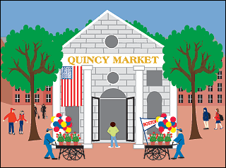 Quincy Market.