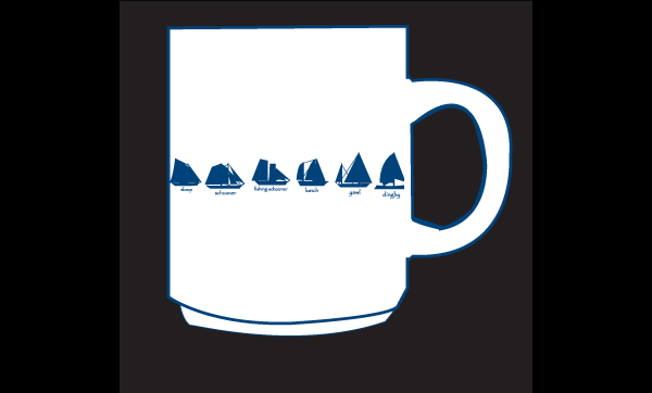 Blue Sailing Mug.