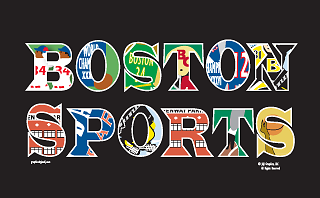 Boston sports poster.